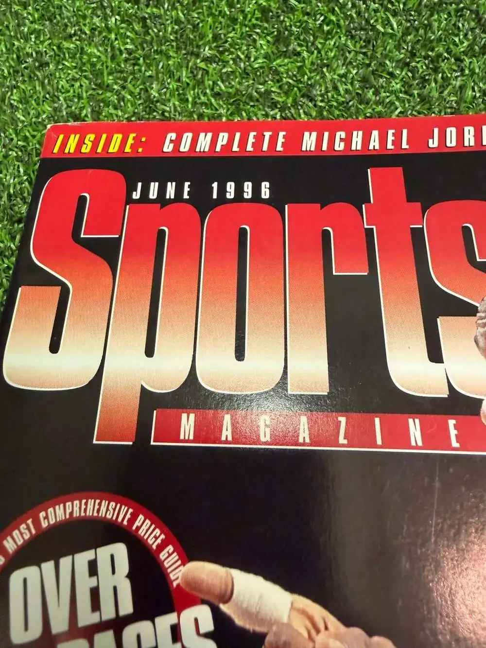 Sports Cards Magazine June 1996 featuring Michael Jordan